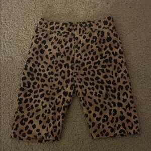 Gilly Hicks by Hollister Leopard Print Vintage Athletic Shorts